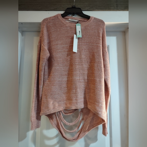 Stitches & Stripes Sweaters - NWT Stitches & Stripes Olie Distressed Back Cotton Blend Sweater